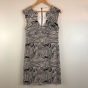 Trina Turk Charlotte Dress Zebra Print Small